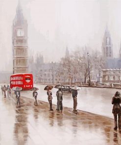 Rainy London paint by numbers