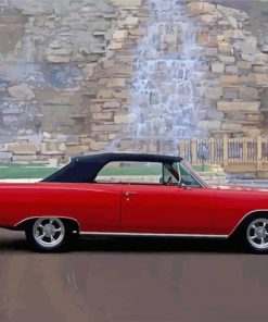 red 65 chevelle ss paint by number