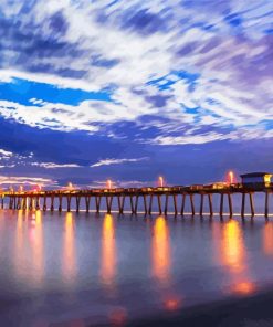 Venice Florida At Sunset paint by numbers