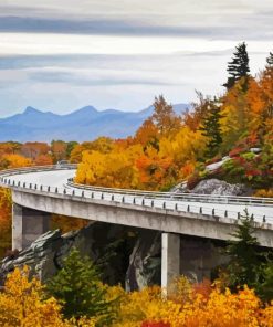 virginia blue ridge parkway grandfather mountain paint by numbers