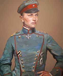 Von Richthofen Pilot paint by numbers