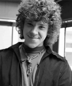 Young Michael Lang paint by numbers