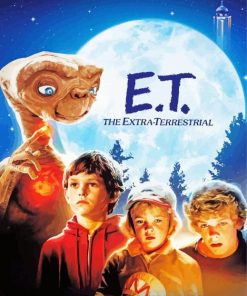 ET The Extra Terrestrial paint by numbers