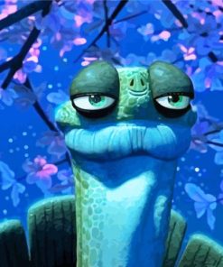 Master Oogway Turtle paint by numbers