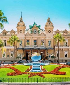 Mone Carlo Casino Monaco paint by numbers