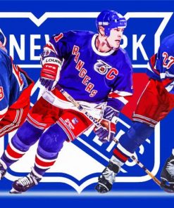 New York Rangers paint by numbers