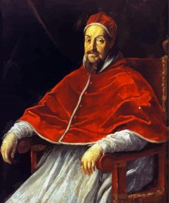 Pope Gregory portrait paint by numbers