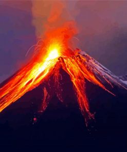 Sicily Volcano paint by numbers