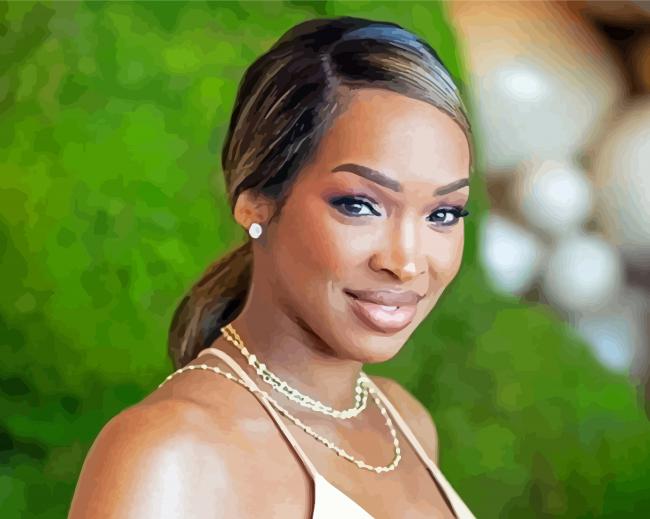 The Actress Malika Haqq paint by numbers