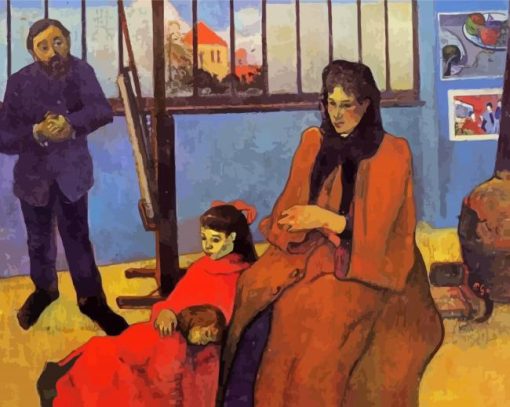 The Schuffenecker Family Gauguin paint by numbers