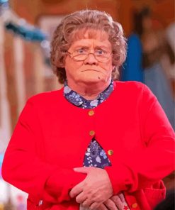 Aesthetic Mrs Brown paint by numbers