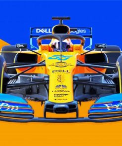 Mclaren F1 Car paint by numbers