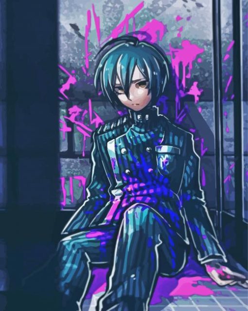 Shuichi Saihara Manga Anime paint by numbers