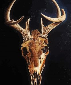 Deer Skull paint by numbers