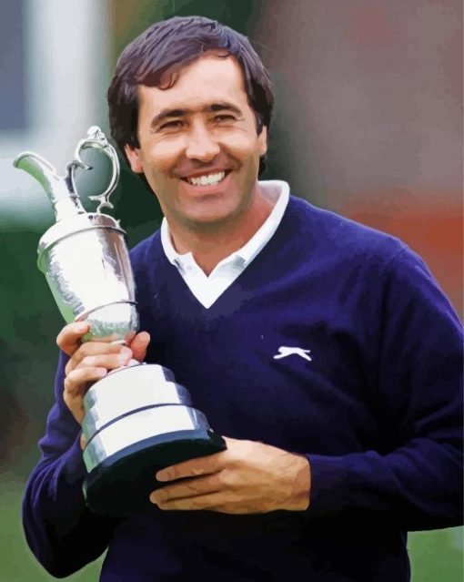 Severiano Ballesteros paint by numbers