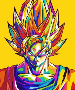 Dragonball Pop Art paint by numbers