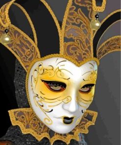 Venetian Mask paint by numbers