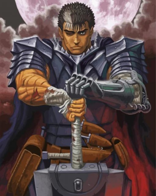 Berserk Guts paint by numbers