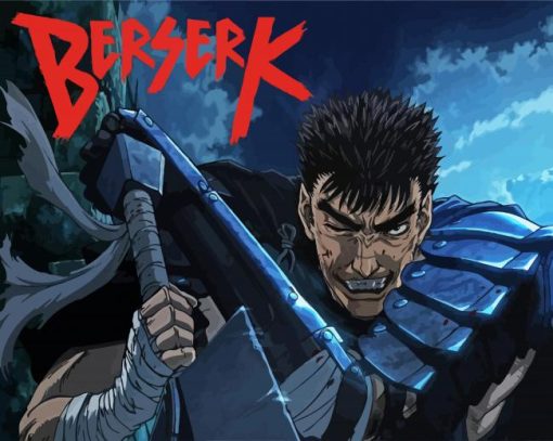 Berserk Manga Serie paint by numbers