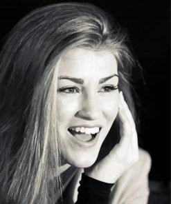 Black and White Amy willerton paint by numbers