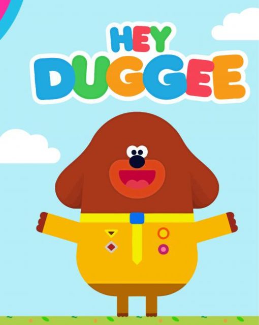 Hey Duggee animation poster paint by number