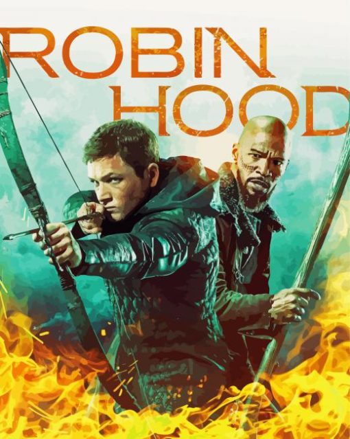 Robin Hood Movie Poster paint by number