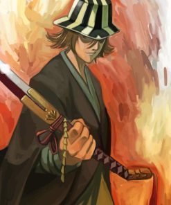 Cool Kisuke Urahara paint by numbers