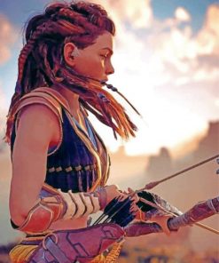 Horizon Zero paint by numbers