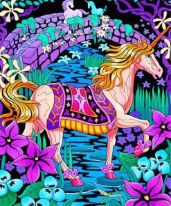 Fantastic Unicorn paint by numbers