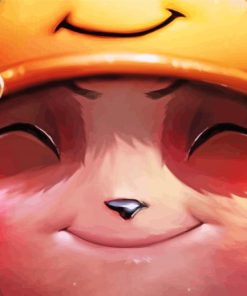 Teemo Close Up paint by numbers