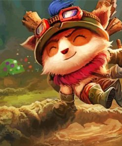 Cute Teemo paint by numbers