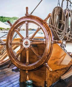 Ship Wheel paint by numbers