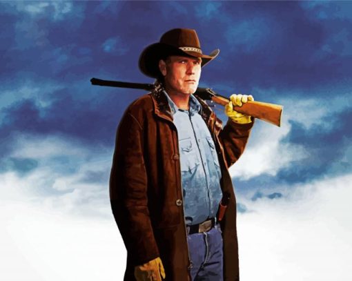 Aesthetic longmire Illustration paint by numbers