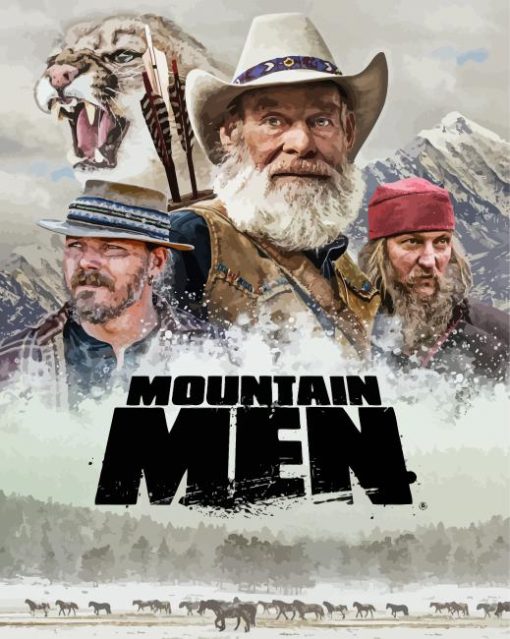 Mountain Men paint by numbers