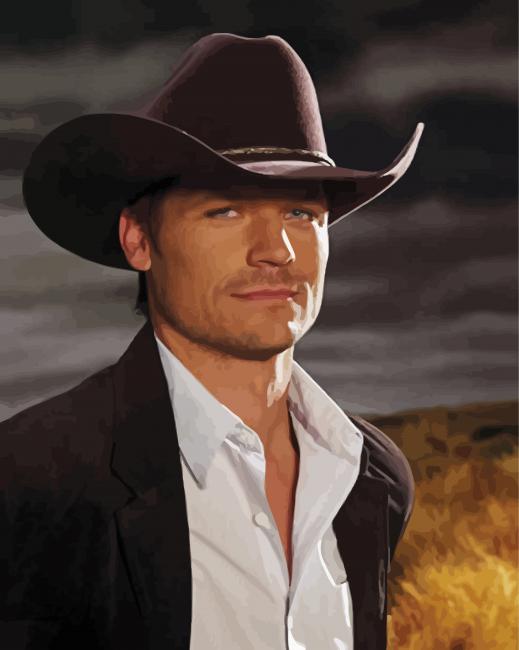 The American Actor Bailey Chase paint by numbers