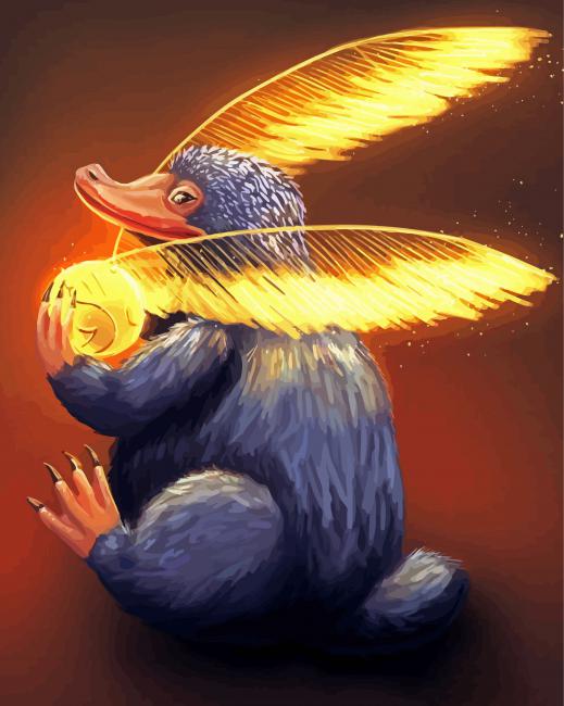 Cute Niffler paint by numbers