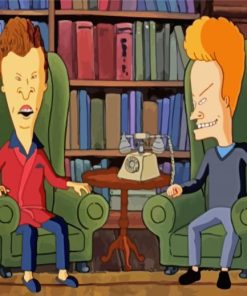 Beavis And Butthead paint by numbers