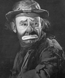 Emmett Kelly paint by numbers