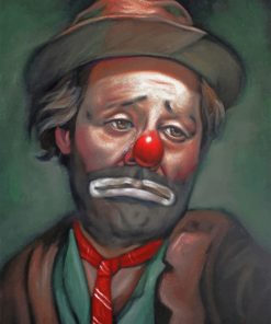 Aesthetic Emmett Kelly paint by numbers