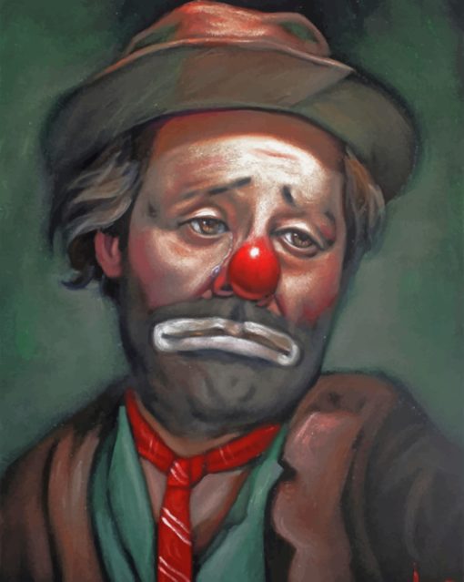 Aesthetic Emmett Kelly paint by numbers