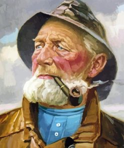 Old Sailor Man paint by numbers