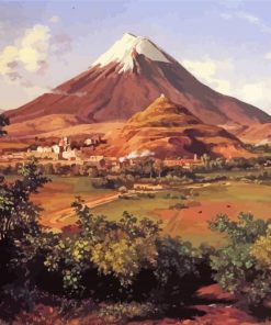 Popocatepetl Mexico paint by numbers