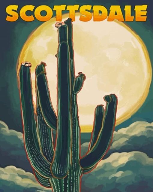 Scottsdale Poster paint by numbers