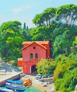 Aesthetic Lokrum Island paint by numbers