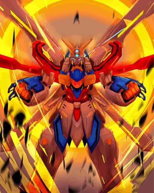 G Gundam Art paint by numbers