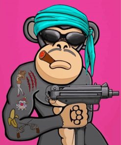 Mafia Monkey paint by numbers