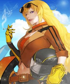 Yang Xiao Long RWBY Character paint by numbers