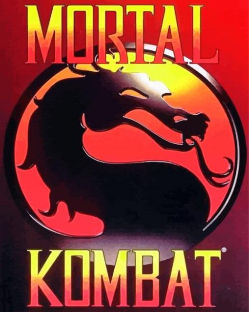 Mortal Komba Game Poster Paint By Numbers