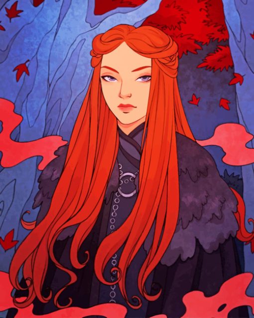 Sansa Stark Anime Paint By Numbers
