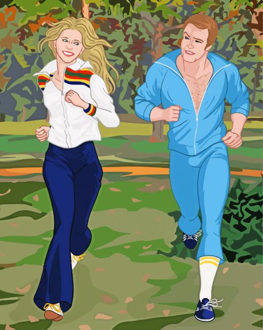 The Bionic Woman paint by numbers